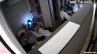 Petite British girl masturbates
