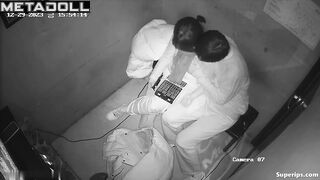 Korean couple in love groping each other