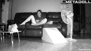 Cute Korean girl masturbates sadly