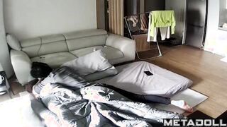 Korean couple has sex in several places