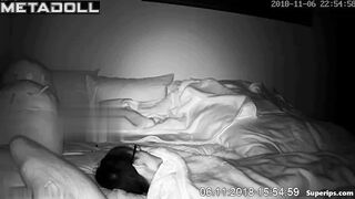 Korean mother masturbating in her bed