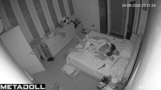 Petite French woman gets fucked in her bed