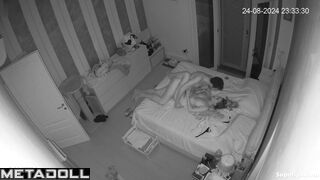Petite French woman gets fucked in her bed