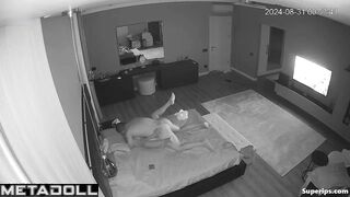 Mature smoking woman gets fucked in bed