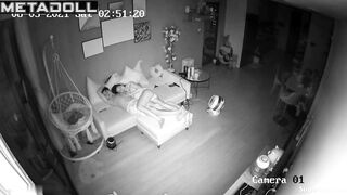 Rich Korean couple fucks on their couch