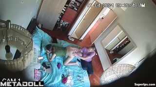 Stepdad checks his daughter’s anus