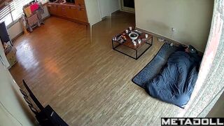 Hot Korean couple sex routine