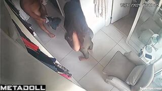 Skinny Brazilian milf gets fucked doggy style