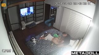 Australian mature couple fuck before going to sleep spy cam record