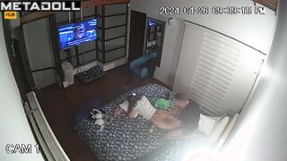 Australian mature couple fuck before going to sleep spy cam record