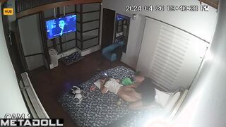 Australian mature couple fuck before going to sleep spy cam record