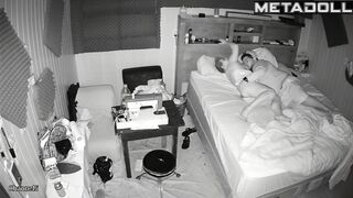 Amazing new couple fuck before going to sleep hidden IP cam