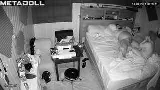 Amazing new couple fuck before going to sleep hidden IP cam
