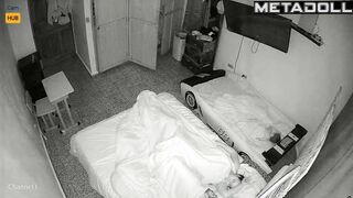 Amateur Welsh couple fuck before going to sleep hidden cam