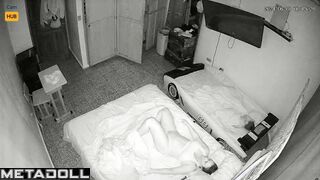 Amateur Welsh couple fuck before going to sleep hidden cam