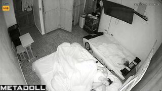Amateur Welsh couple fuck before going to sleep hidden cam