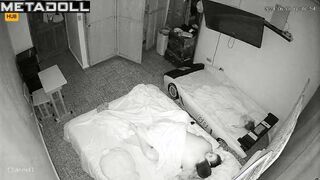 Amateur Welsh couple fuck before going to sleep hidden cam