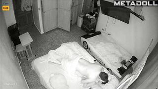Amateur Welsh couple fuck before going to sleep hidden cam