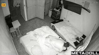 Amateur Welsh couple fuck before going to sleep hidden cam
