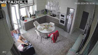 New couple having sex hard in their bed