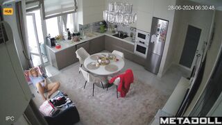New couple having sex hard in their bed