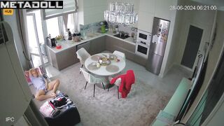New couple having sex hard in their bed