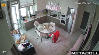 New couple having sex hard in their bed
