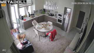 New couple having sex hard in their bed