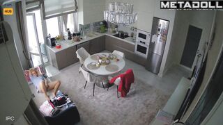 New couple having sex hard in their bed