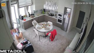 New couple having sex hard in their bed