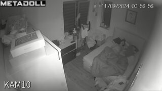 Single Ukrainian brunette MILF forces her husband to fuck live HD