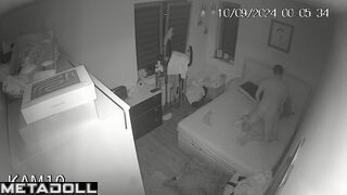 Real Swedish new couple fuck wildly in their bed