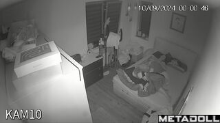 Real Swedish new couple fuck wildly in their bed