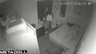 Real Swedish new couple fuck wildly in their bed