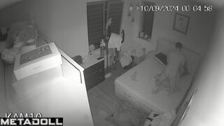 Real Swedish new couple fuck wildly in their bed