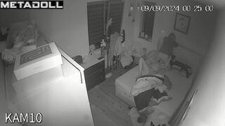 Busty Polish brunette wife pleases her husband online