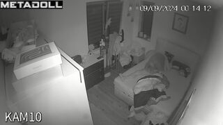 Busty Polish brunette wife pleases her husband online