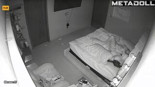 Daily routine of Greek brunette sex worker before watching porn
