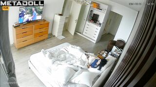 Single Swiss brunette mom forces her husband to fuck recording