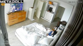 Single Swiss brunette mom forces her husband to fuck recording