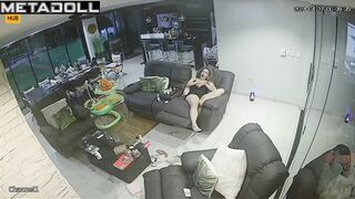Mature French blonde mom gets creampied spy cam record