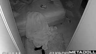 Fat Canadian brunette wife fucked hard in Morning real spy cam