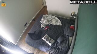 Tanned Welsh blonde wife fucks her fat husband spy cam