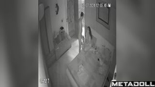 Cheating Dutch brunette wife gets fucked while watching porn hidden IP cam