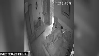 Cheating Dutch brunette wife gets fucked while watching porn hidden IP cam