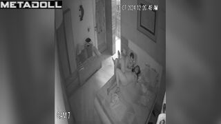 Cheating Dutch brunette wife gets fucked while watching porn hidden IP cam
