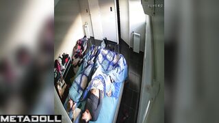 Tanned brunette wife masturbates in lingerie spy IP cam