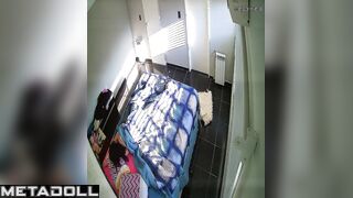 Innocent brunette MILF has strong orgasms live