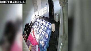 Innocent brunette MILF has strong orgasms live