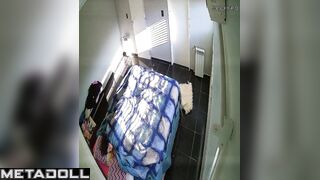 Innocent brunette MILF has strong orgasms live